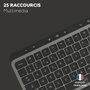 Mobility Lab KP450W Clavier Compact AZERTY Noir et Gris