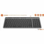 Mobility Lab KP450W Clavier Compact AZERTY Noir et Gris