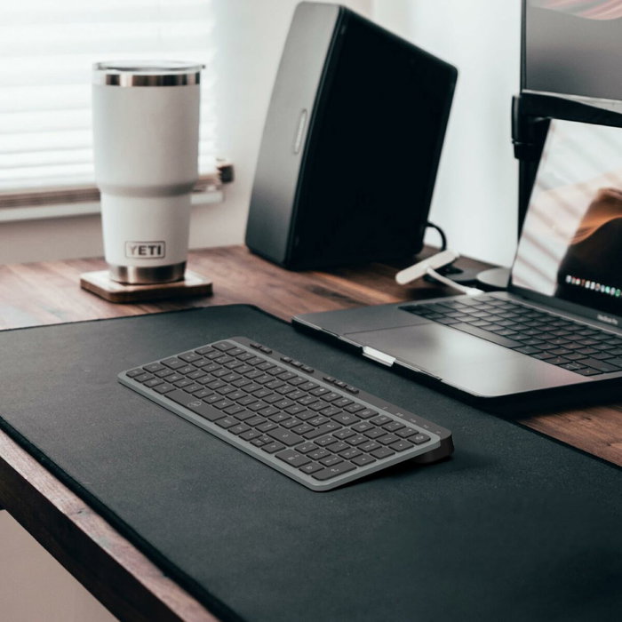 Mobility Lab KP450W Clavier Compact AZERTY Noir et Gris