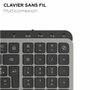 Mobility Lab KP450W Clavier Compact AZERTY Noir et Gris