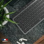 Mobility Lab KP450W Clavier Compact AZERTY Noir et Gris