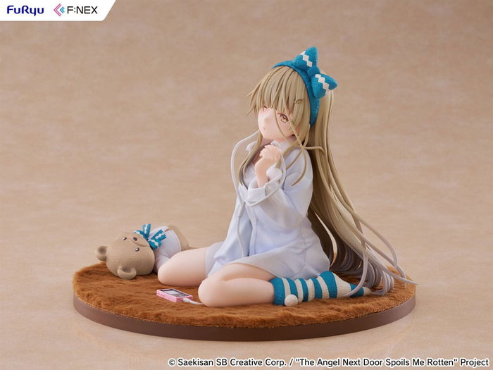 The Angel Next Door Spoils Me Rotten F:Nex statuette PVC 1/7 Mahiru Shiina Relax Ver. 14 cm