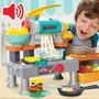 PLAY-DOH La Cocina de los Minichefs Super Restaurante G2309 - Jouet de cuisine avec sons et 25 aliments - Multilingue français