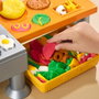 PLAY-DOH La Cocina de los Minichefs Super Restaurante G2309 - Jouet de cuisine avec sons et 25 aliments - Multilingue français