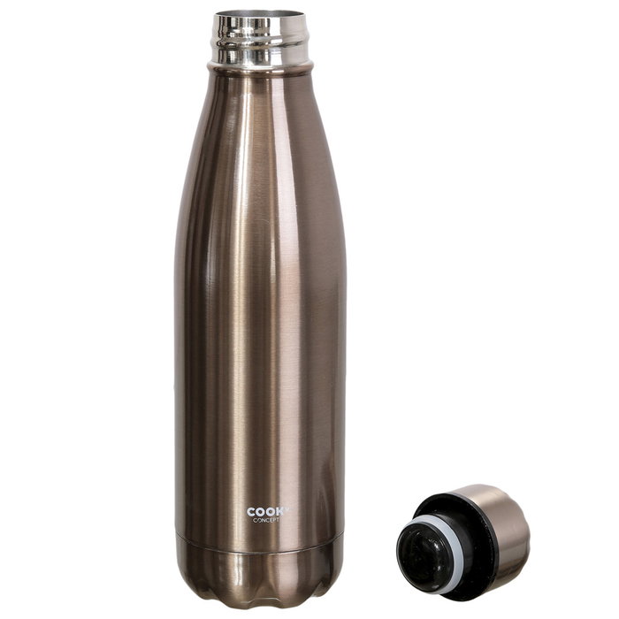 Cook Concept Bouteille isotherme 500 ml Cuivrée Cook Concept Bouteille isotherme 500 ml Cuivrée