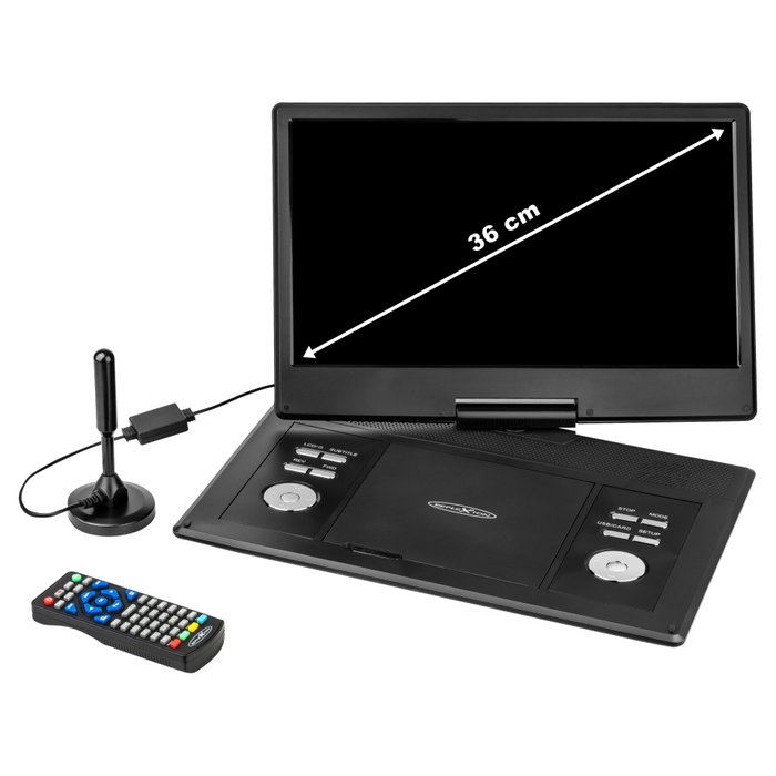 Reflexion DVD1424 Moniteur LCD 14 pouces avec lecteur DVD intégré