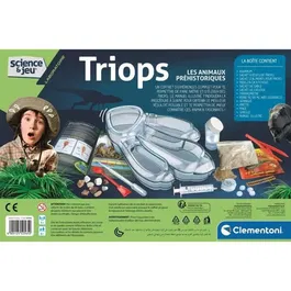 Clementoni Science & Jeu - Kit Triops, Expérience Ludique et Éducative pour Enfants à partir de 8 Ans - Gamme Archéo-Ludic