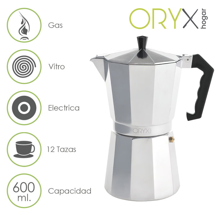 ORYX Cafetière Italienne Classic 12 Tasses 600 ml ORYX Cafetière Italienne Classic 12 Tasses 600 ml
