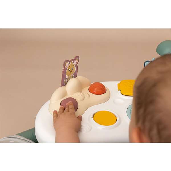 Smoby Little Smoby Cosy Seat Vert avec tablette d'éveil