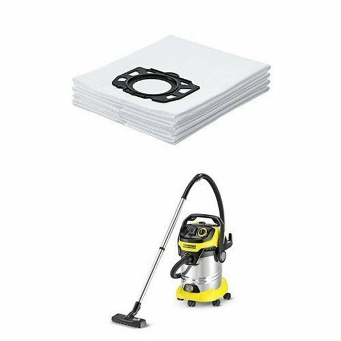 Kärcher Sachet filtre ouate triple épaisseur pour WD4, WD5 et WD6 (Lot de 4) || 2.863-006.0