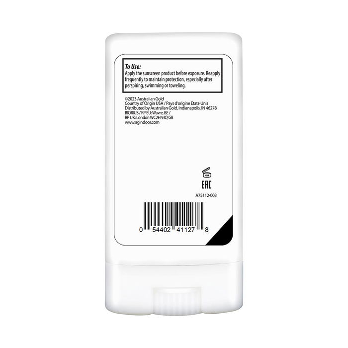 Australian Gold Stick Écran Solaire SPF50+ pour Tatouage 15 ml Australian Gold Stick Écran Solaire SPF50+ pour Tatouage 15 ml