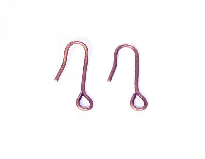 Innspiro Boucles d'oreilles de style hippie crochet ouvert cuivre vieilli Innspiro Boucles d'oreilles de style hippie crochet ouvert cuivre vieilli