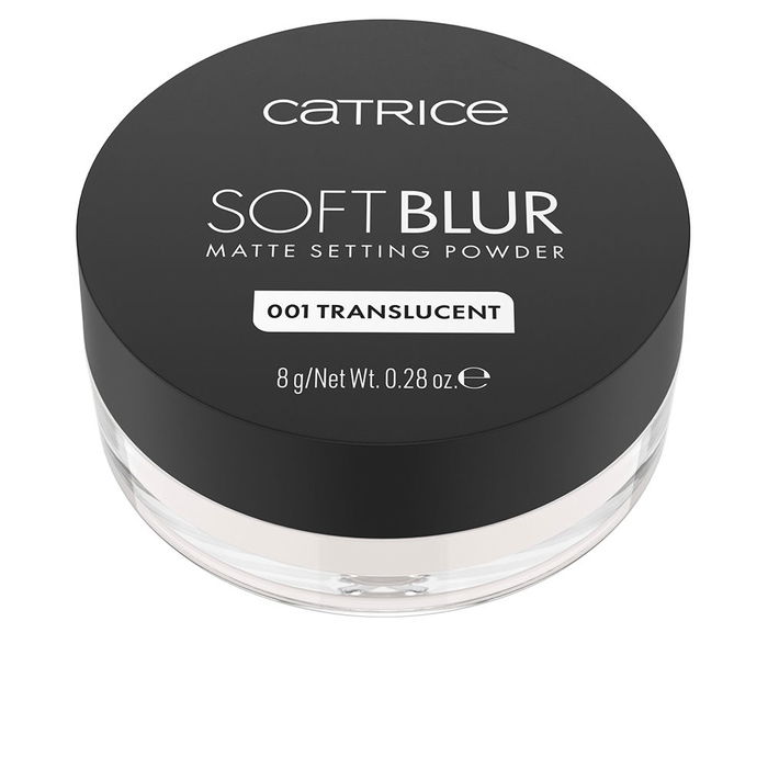 Catrice Poudre Fixatrice Matifiante Soft Blur #001 - Translucide 8g Fini Mat Homogène et Délicatement Flou Catrice Poudre Fixatrice Matifiante Soft Blur #001 - Translucide 8g Fini Mat Homogène et Délicatement Flou