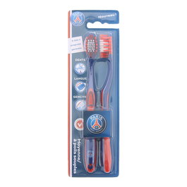 EPL Set duo de brosses à dents Paris Saint-Germain - Bleu et rouge - 2 pièces
