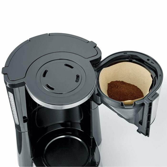 Severin KA4845 Cafetière filtre isotherme 1 L - 8 tasses - Inox/Noir