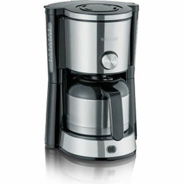 Severin KA4845 Cafetière filtre isotherme 1 L - 8 tasses - Inox/Noir