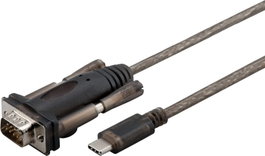 MicroConnect Câble adaptateur USB-C vers RS232, 1,5 m