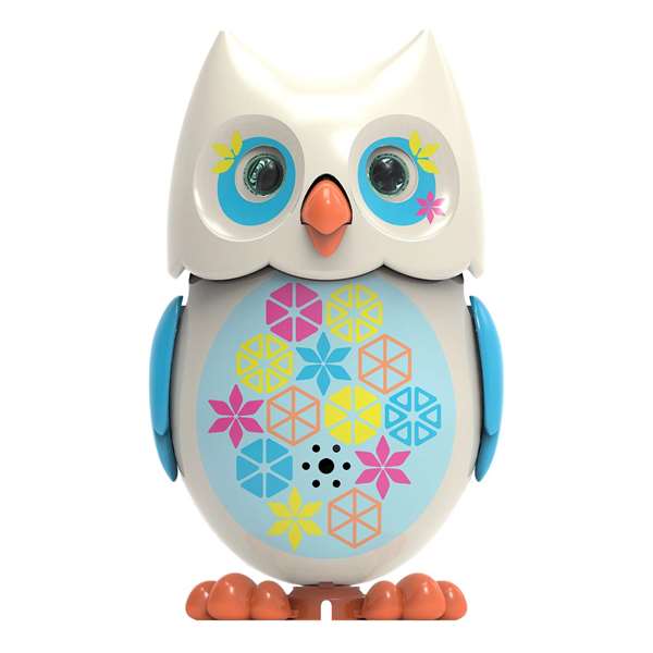 Bizak Mascota interactivo Digiowl búho - Jouet interactif hibou avec plus de 50 sons et yeux qui brillent dans le noir - Modèles surtidos