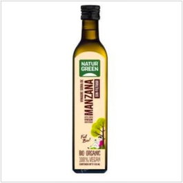 NATURGREEN Vinagre de cidre de pomme bio non filtré 500 ml