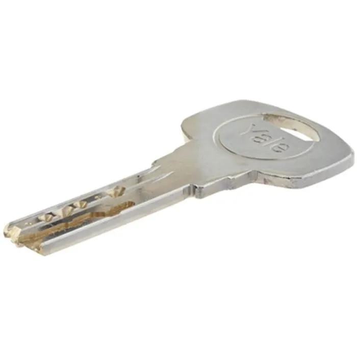 YALE - Cylindre de haute sécurité débrayable Série 2100, 30x40 mm, nickelé, anti-crochetage, anti-perçage, anti-bumping, livré avec 5 clés