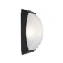 RABALUX Applique Extérieur Opole - Noir Mat avec Panthe Blanche