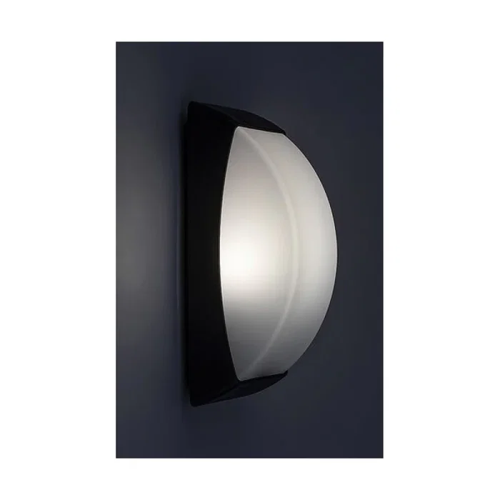 RABALUX Applique Extérieur Opole - Noir Mat avec Panthe Blanche