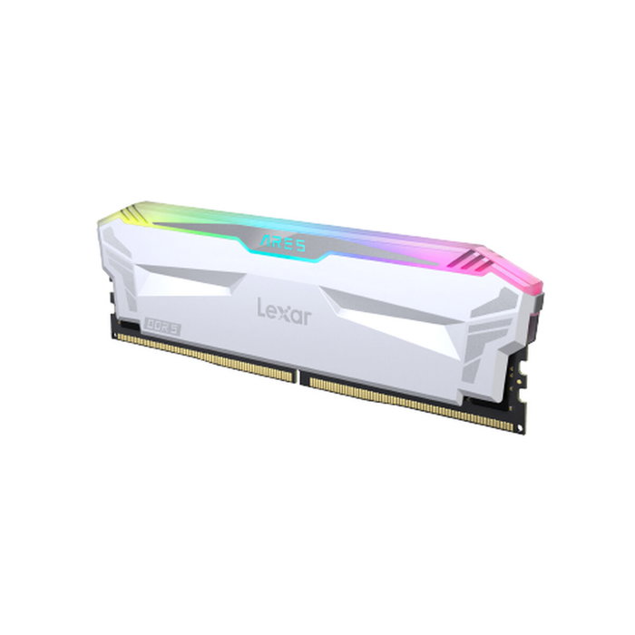 Lexar Ares DDR5 32 Go (2x 16 Go) 6400 MHz CL32 Blanc RGB