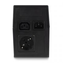 Ewent EW3946 SAI Ligne Interactive 600 VA 360 W avec AVR, Protecteur de Puissance pour PC et Bureau, Prise C13 et Type F