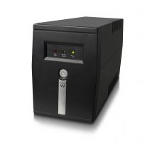 Ewent EW3946 SAI Ligne Interactive 600 VA 360 W avec AVR, Protecteur de Puissance pour PC et Bureau, Prise C13 et Type F