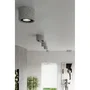 Lampe de plafond Basic grise en ciment