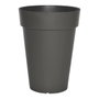 Riviera Pot de fleurs Soleilla Rond Gris pailleté