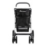 Rolser Basket MF 4B Caddie de courses noir avec 4 roues, pliable, capacité 58 L, 4 roues (2 pivotantes 360°)