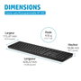 HP Clavier sans fil programmable HP 450 - Clavier Bluetooth AZERTY français avec touches personnalisables et conception durable