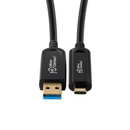 MicroConnect Câble Optique Premium USB-C vers USB-A 3.2 Gen 2, 20m