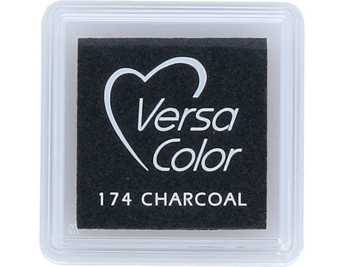Tsukineko VERSACOLOR Gris carbón 33x33mm Tsukineko VERSACOLOR Gris carbón 33x33mm