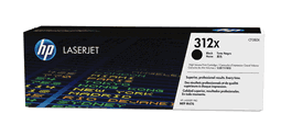 HP Toner 312X / CF380X Noir XL - Cartouche d'encre haute capacité pour imprimante LaserJet