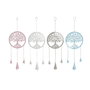 DKD Home Decor Décoration Suspendue Arbre - Lot de 4 Unités