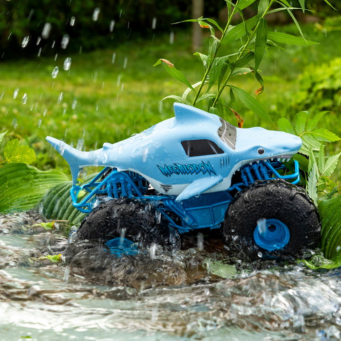 Spin Master Monster Jam Megalodon Storm RC Voiture Radiocommandée Rechargeable USB +4 Ans