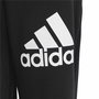 Pantalon de Sport pour Enfant Adidas Fit Big Logo Noir