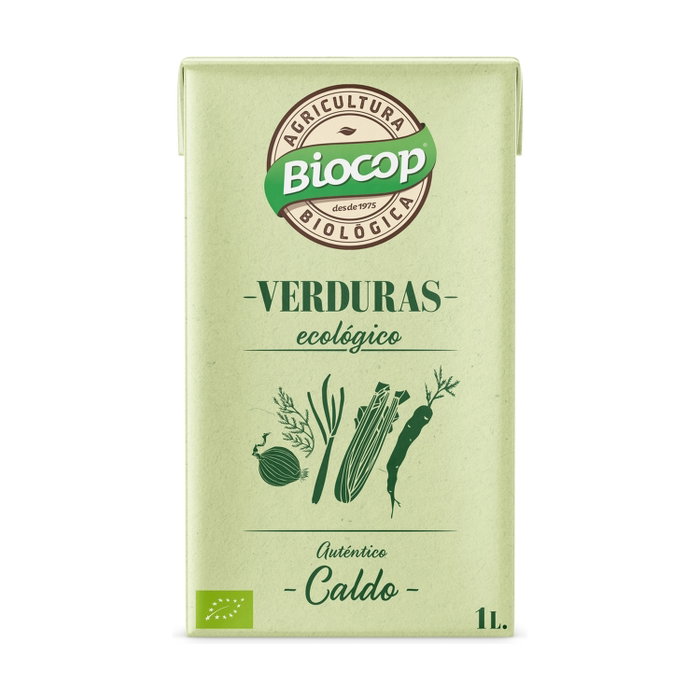 BIOCOP Caldo de verduras auténtico Bio 1L