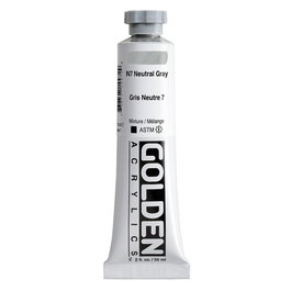 Golden Couleurs Acryliques Heavy Body Gris Neutres N7 59 ml