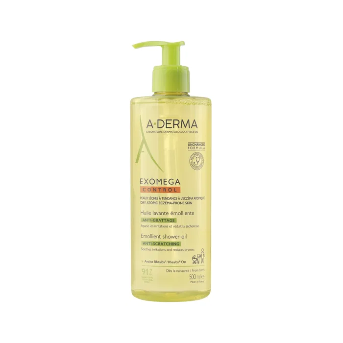 A-Derma EXOMEGA CONTROL Huile de douche émolliente 500 ml