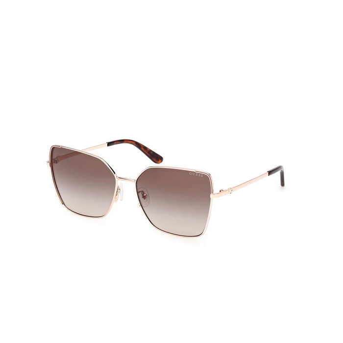 GUESS GU00192 28F 140 mm - Lunettes de soleil femme métal verres 59 mm pont 16 mm branches 140 mm forme papillon
