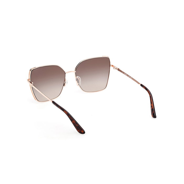 GUESS GU00192 28F 140 mm - Lunettes de soleil femme métal verres 59 mm pont 16 mm branches 140 mm forme papillon