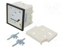 LUMEL Voltmètre analogue de montage sur panneau 0÷600V True RMS