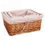 Lot de paniers Alexandra House Living osier Bois de saule 31 x 16 x 36 cm 30,5 x 26 x 14,5 cm 25,5 x 20 x 13 cm 3 Pièces