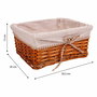 Lot de paniers Alexandra House Living osier Bois de saule 31 x 16 x 36 cm 30,5 x 26 x 14,5 cm 25,5 x 20 x 13 cm 3 Pièces