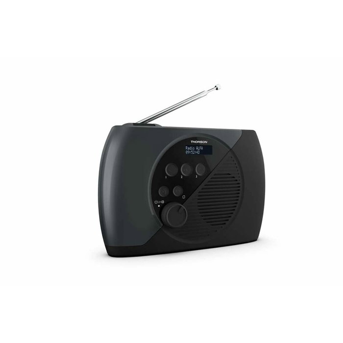 Thomson RT350DAB Radio portable DAB+ et FM Gris et Noir Thomson RT350DAB Radio portable DAB+ et FM Gris et Noir