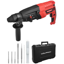 WOLFPACK LINEA PROFESIONAL Marteau Perforateur SDS PLUS 900W avec Accessoires et Mallette