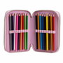 Pochette crayons Hello Kitty Rose 12,5 x 6,5 x 19,5 cm